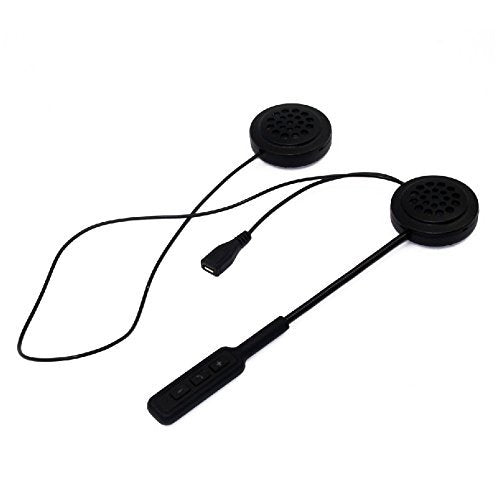 B-blackÃÂ® Cuffie per Casco Moto Facili da Applicare Bluetooth per Telefono Musica