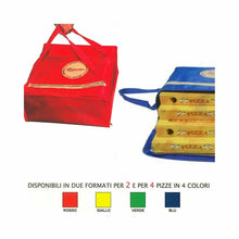 Carica l&#39;immagine nel visualizzatore di Gallery, Contenitore Trasporto Pizza Box 4 POSTI Pizza Borsa Termica per Alimenti
